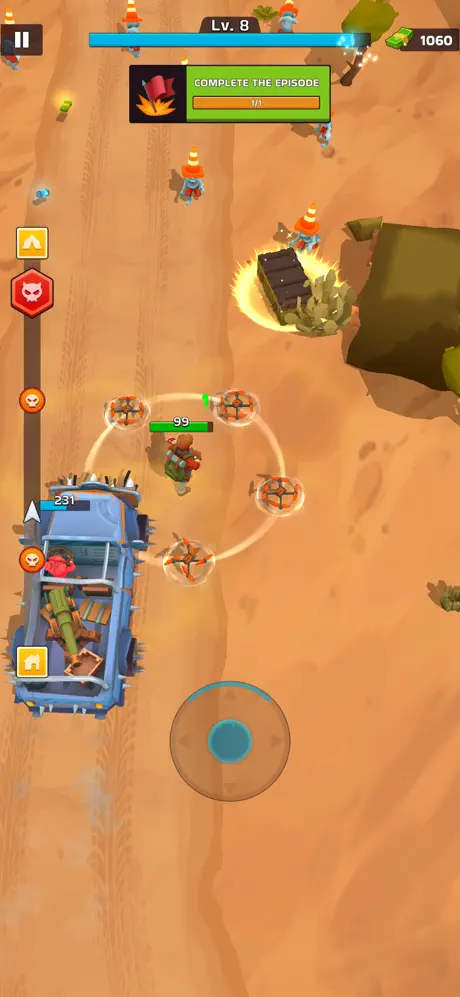 Dead Road: Zombie Highway - iOSGods.com screenshot 2