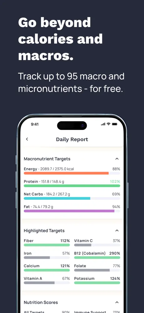 Cronometer screenshot 3