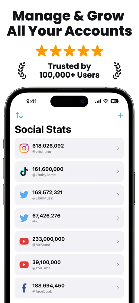 Social Stats screenshot 1