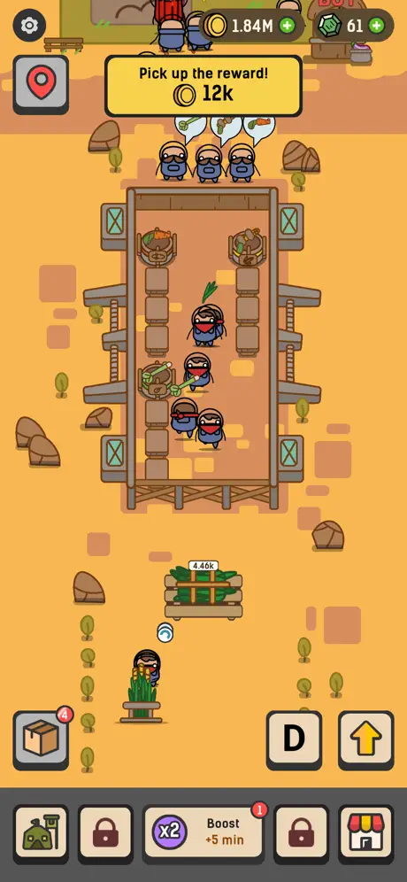 Farming Warriors: Idle TD screenshot 5