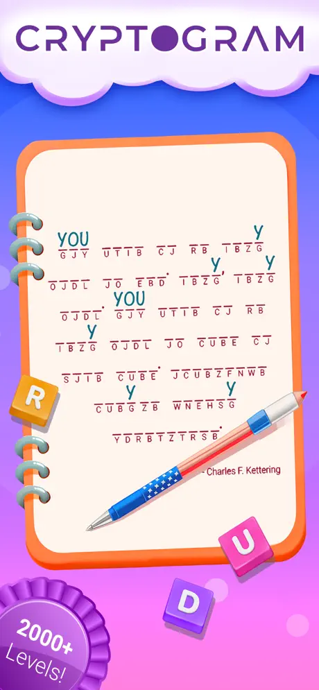 Cryptogram Letters and Numbers - iOSGods.com screenshot 1