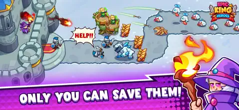 Epic King Heroes: Classic TD - iOSGods.com screenshot 2