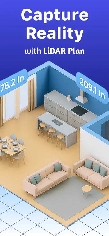 LiDAR Room Scanner: Floor Plan screenshot 1