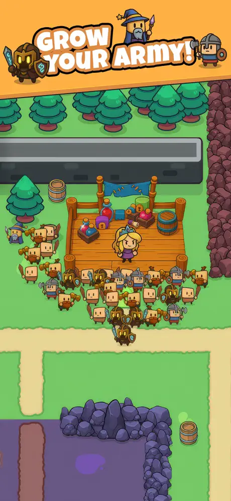 Tiny Heroes: Idle Boss Fight - iOSGods.com screenshot 2