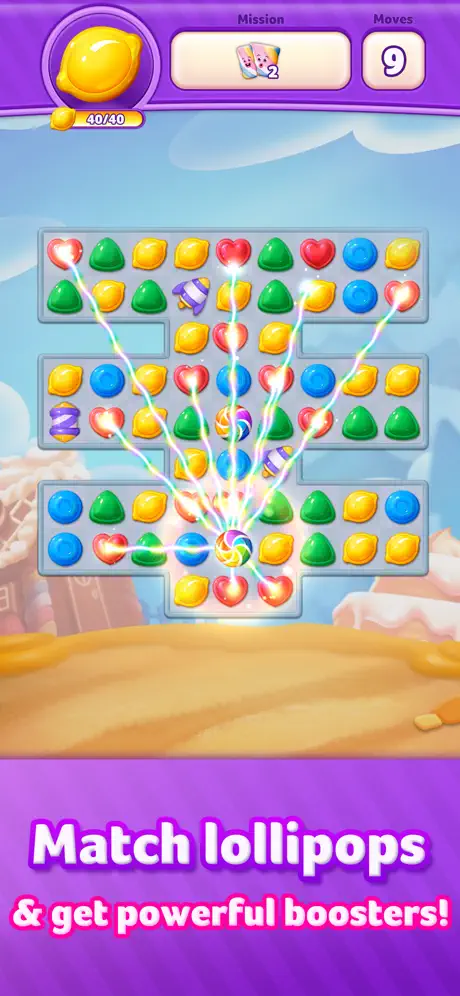 Lollipop 3: Match 3 Puzzles - iOSGods.com screenshot 4