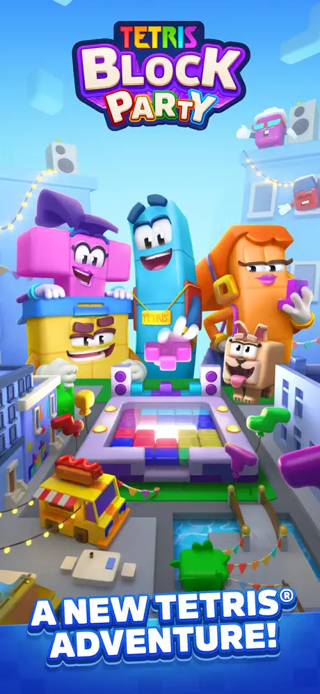Tetris Block Party - iOSGods.com screenshot 1