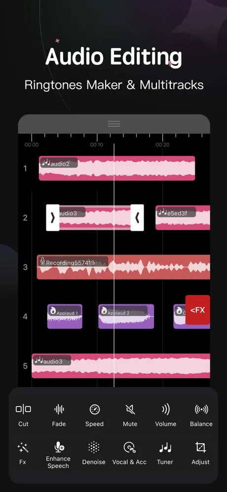 AudioEditor screenshot 1