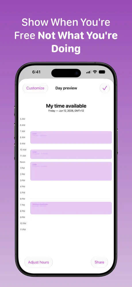Share Schedule: NotSoBusy screenshot 3
