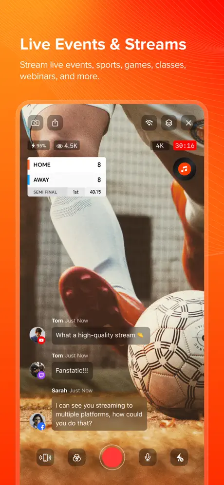 Live Now screenshot 1