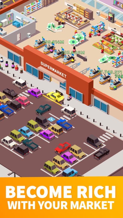 Idle Supermarket Tycoon - iOSGods.com screenshot 2