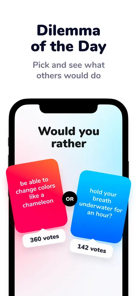 Dilemmaly - Would you rather? screenshot 4