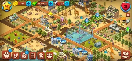 Screenshot 3 of Zoo Island: Wild Family Park