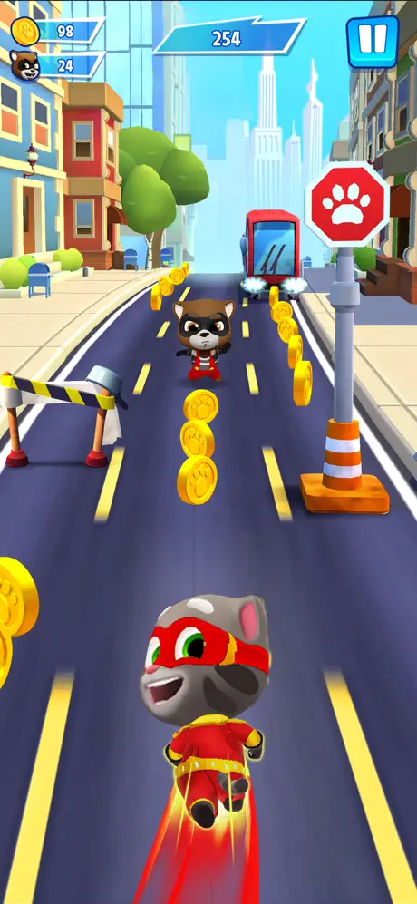 Talking Tom Hero Dash ✨ screenshot 1