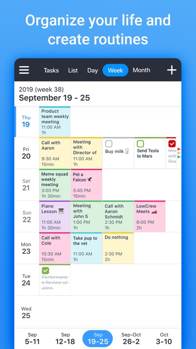 Calendars screenshot 2