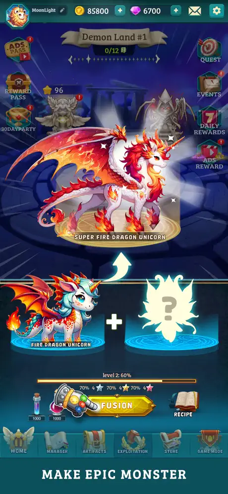 Master Fusion : Monster War - iOSGods.com screenshot 4