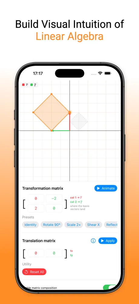 Linear Algebra Visualizer screenshot 1