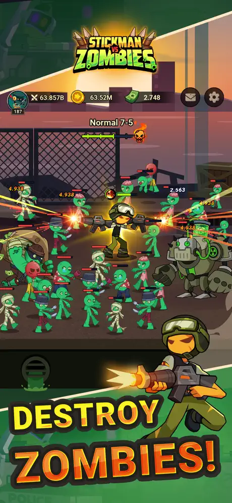Stickman War screenshot 1