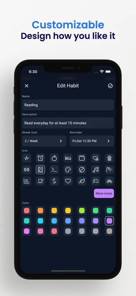 HabitKit screenshot 3