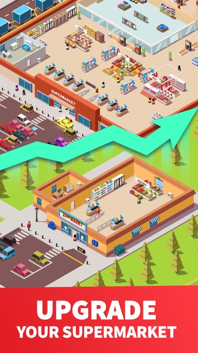 Idle Supermarket Tycoon - iOSGods.com screenshot 4