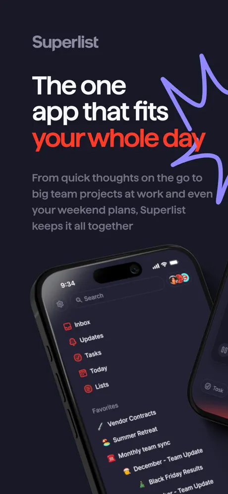 Superlist: To Do List & Notes screenshot 1