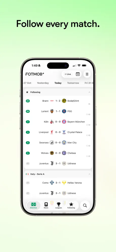FotMob screenshot 1