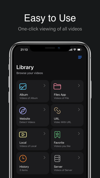 rPlayer: VR & 3D Video Player screenshot 2