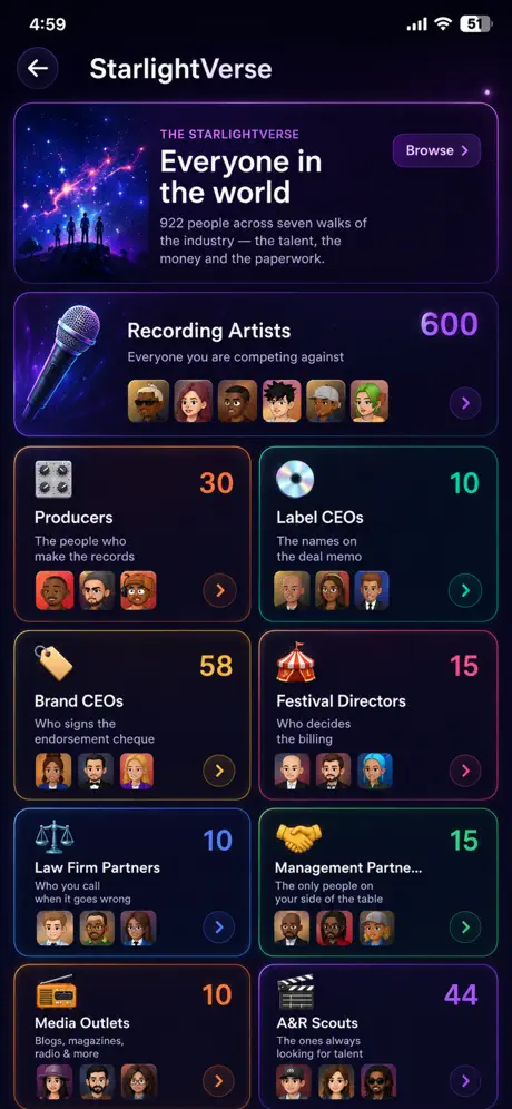 Starlight Music Sim ✨ screenshot 3