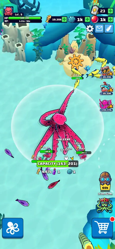 Octopus Feast - iOSGods.com screenshot 1