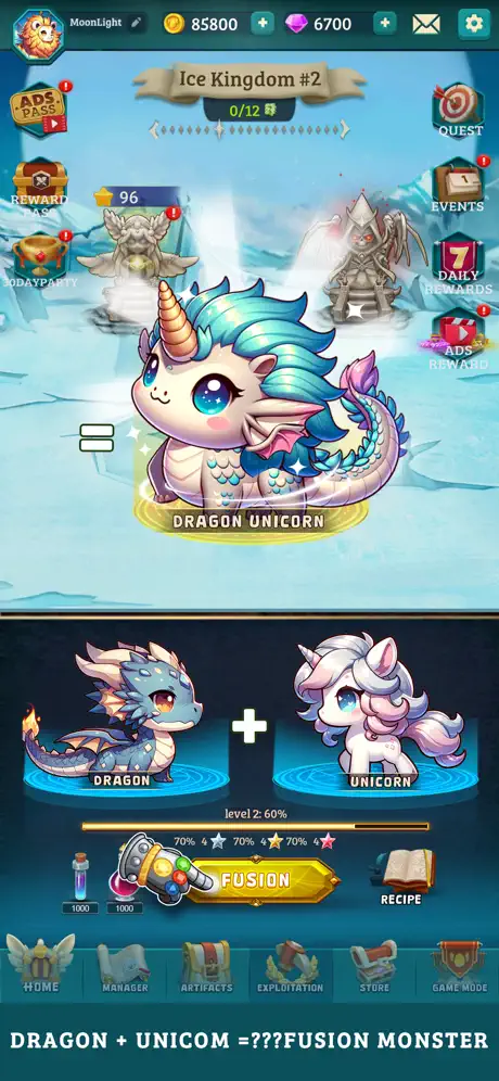 Master Fusion : Monster War - iOSGods.com screenshot 5