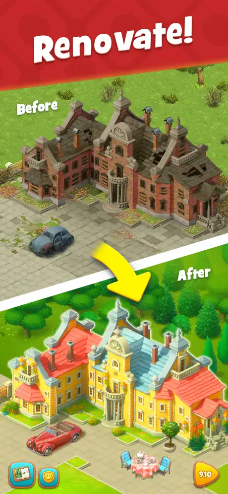 Gardenscapes screenshot 4