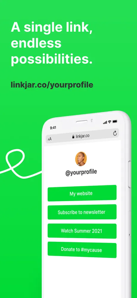 Link In Bio Creator: Linkjar screenshot 1