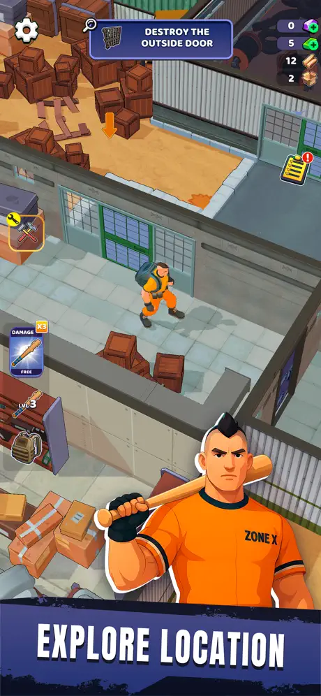 Zone X: Wasteland Survival RPG - iOSGods.com screenshot 1