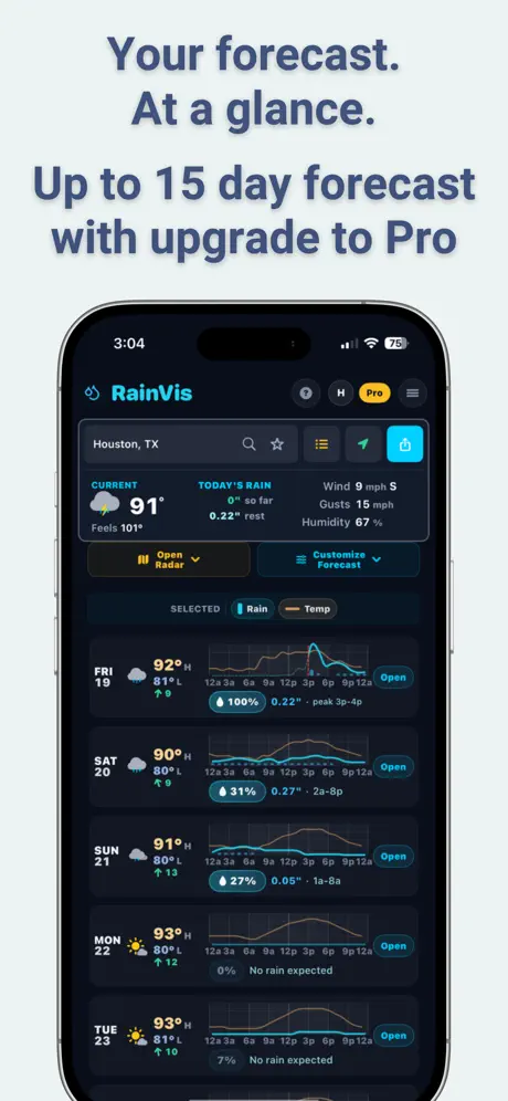 RainVis screenshot 3