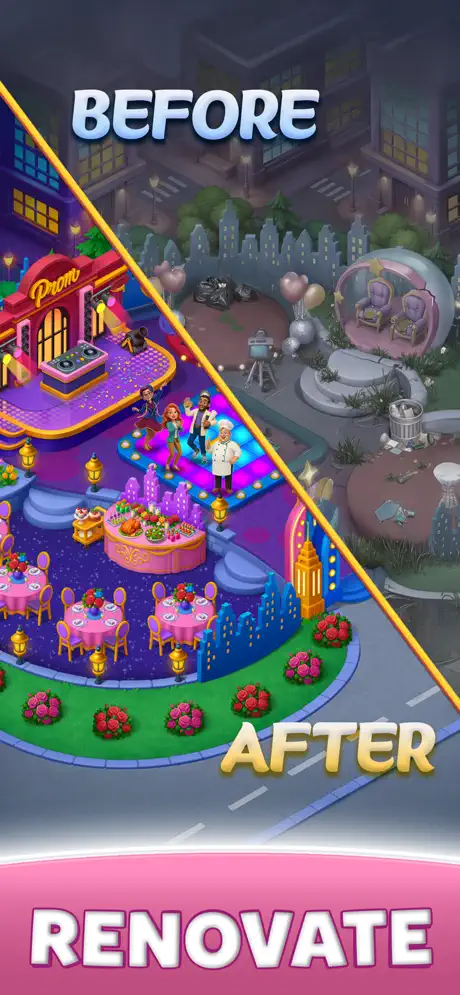 Party Project: Merge Makeover - iOSGods.com screenshot 3