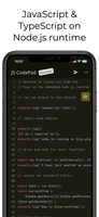 Screenshot 2 of JS CodePad