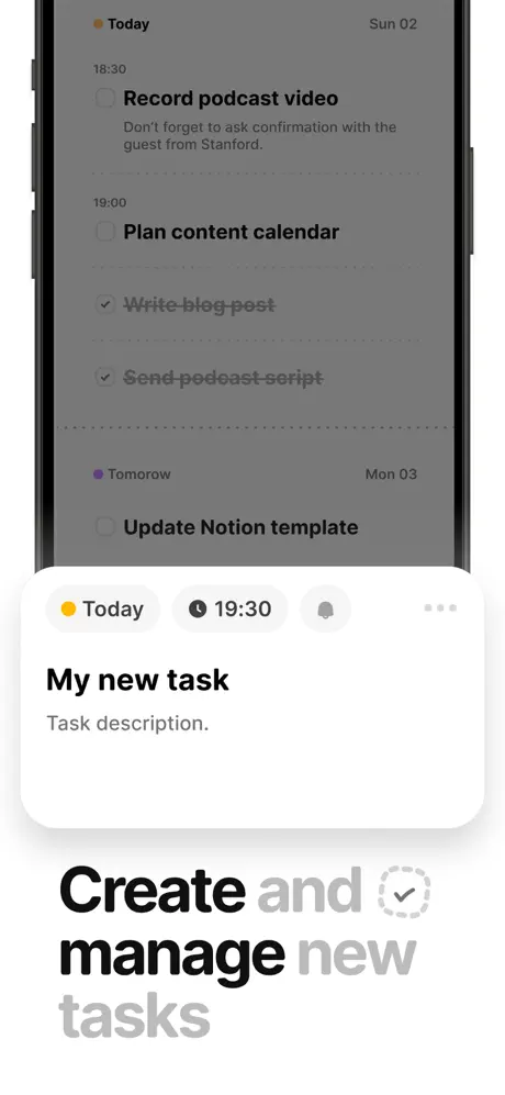 Yukee: Minimalist to do app screenshot 3