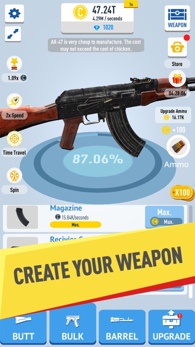 Idle Guns Factory Tycoon - iOSGods.com screenshot 1