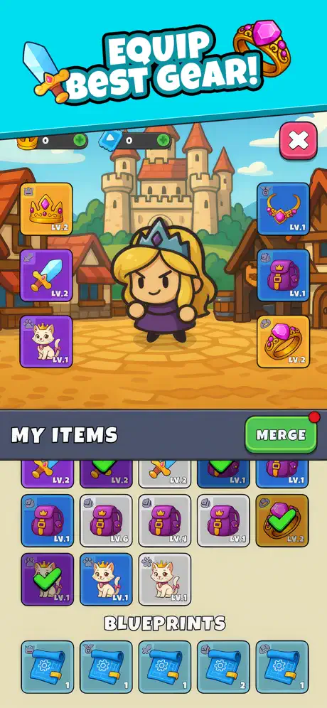 Tiny Heroes: Idle Boss Fight - iOSGods.com screenshot 5
