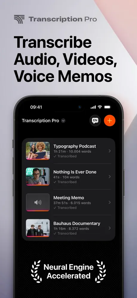 Transcription Pro screenshot 1