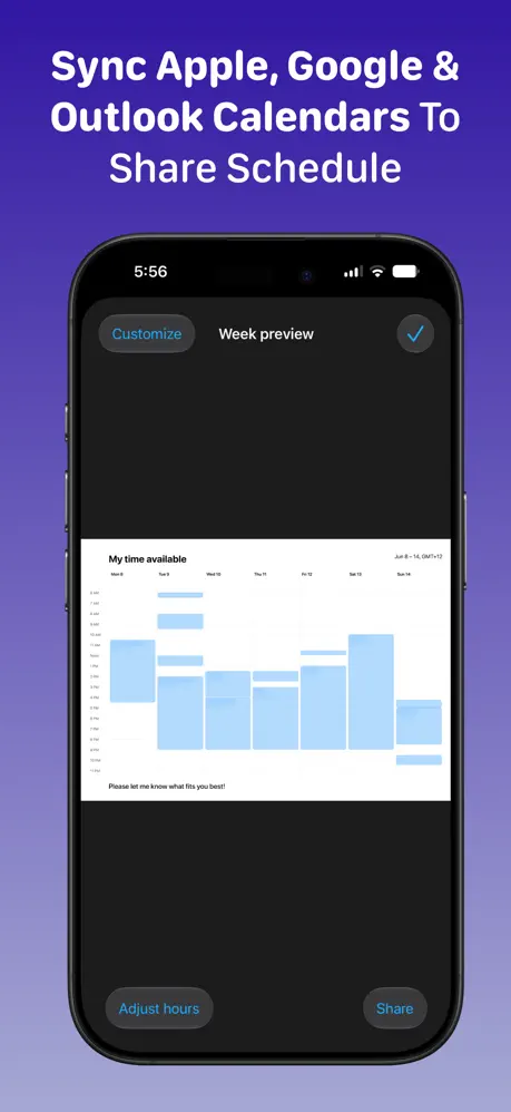 Share Schedule: NotSoBusy screenshot 2