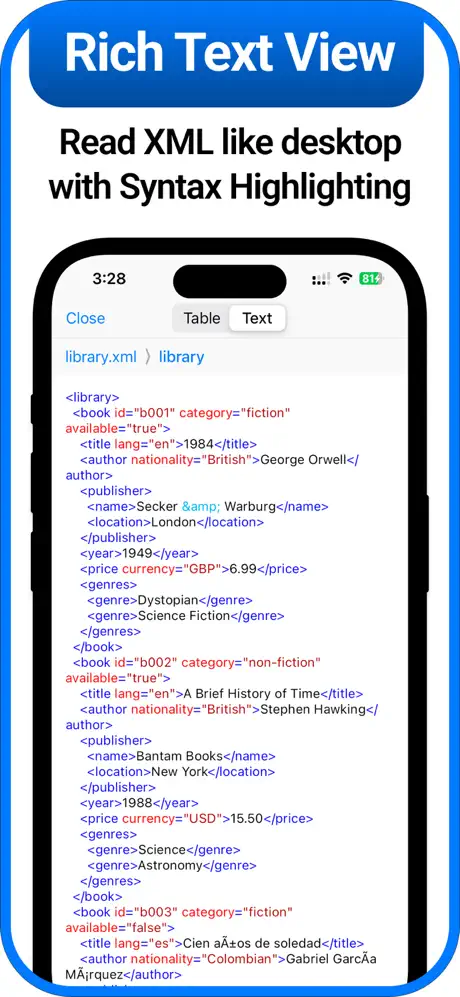 XML screenshot 5