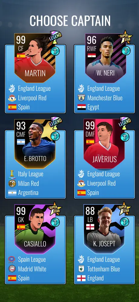 Soccer Collector: Build Team screenshot 3