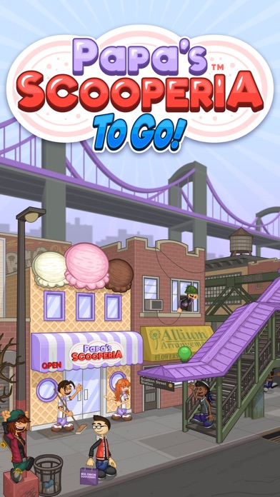 Papa's Scooperia To Go screenshot 1