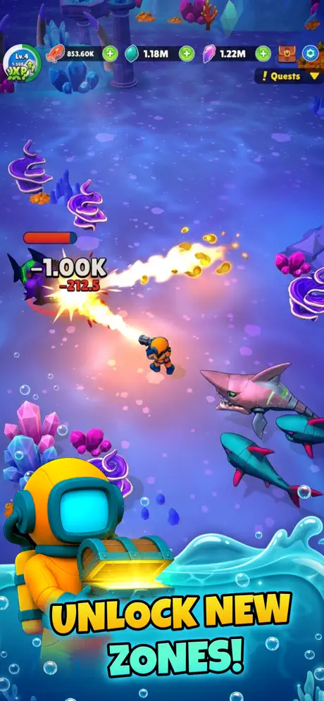 Aqua Hero : Deep Survival ✨ screenshot 5