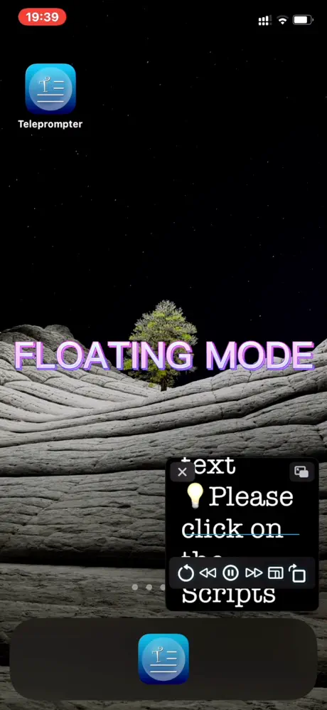 Teleprompter screenshot 1