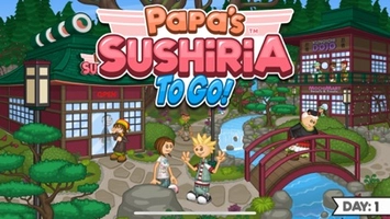Screenshot 1 of Papa's Sushiria To Go