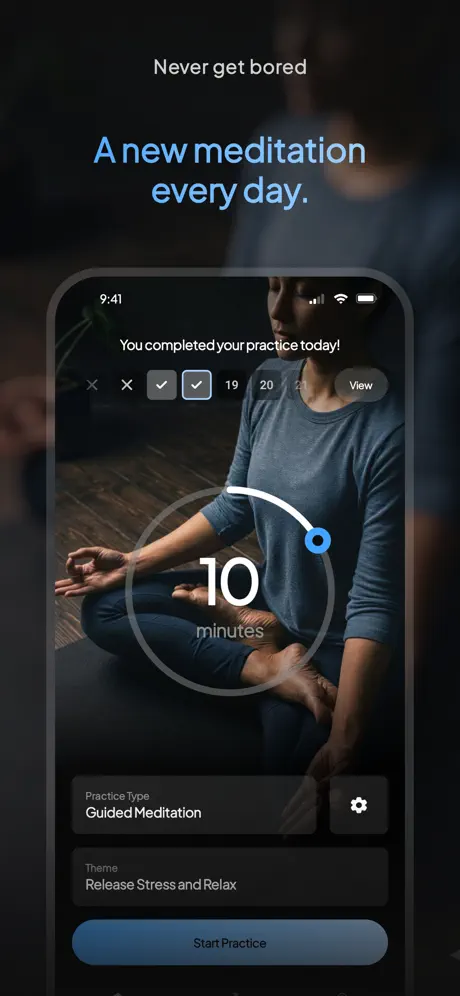 Meditation screenshot 2