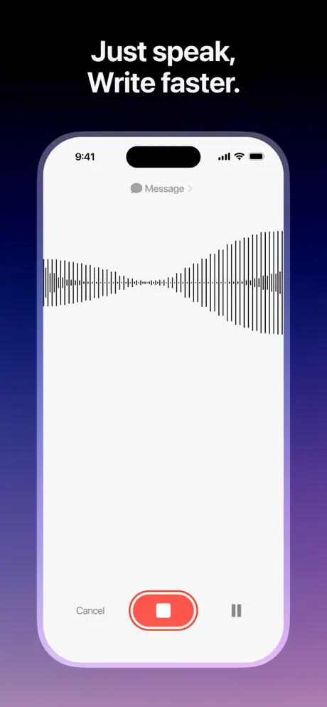 Superwhisper screenshot 1