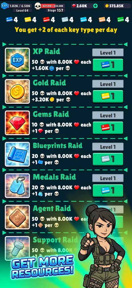 Idle Squad Tactics ✨ screenshot 2