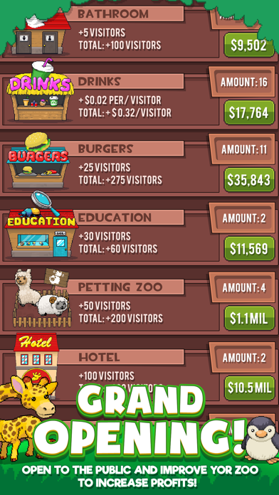 Idle Tap Zoo - iOSGods.com screenshot 2